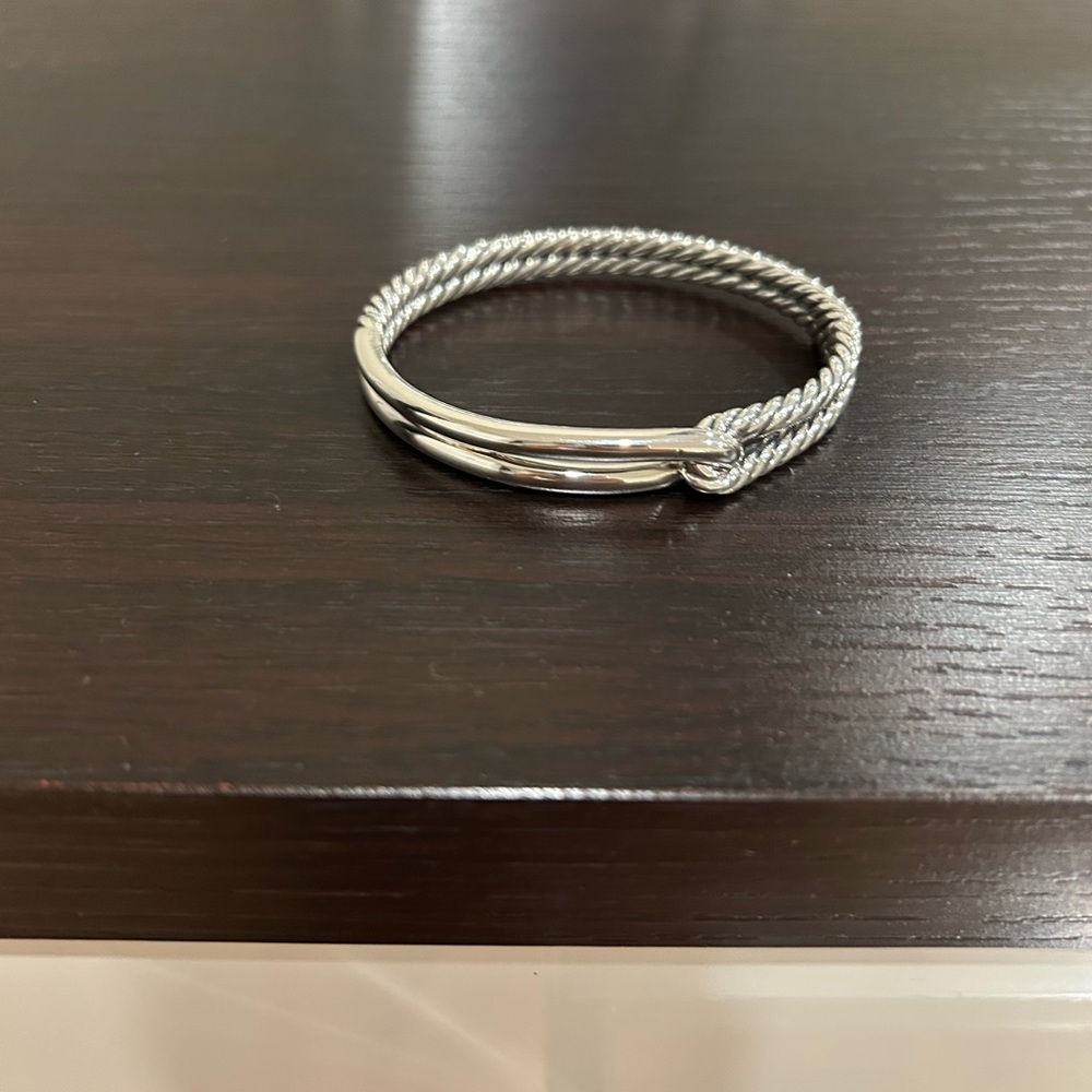 David Yurman Silver Cable Bracelet